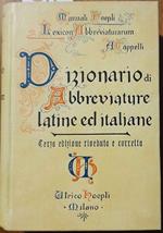 Dizionario di abbreviature latine ed italiane usate nelle carte e codici specialmente nel medio-evo riprodotte con oltre 14.000 segni incisi