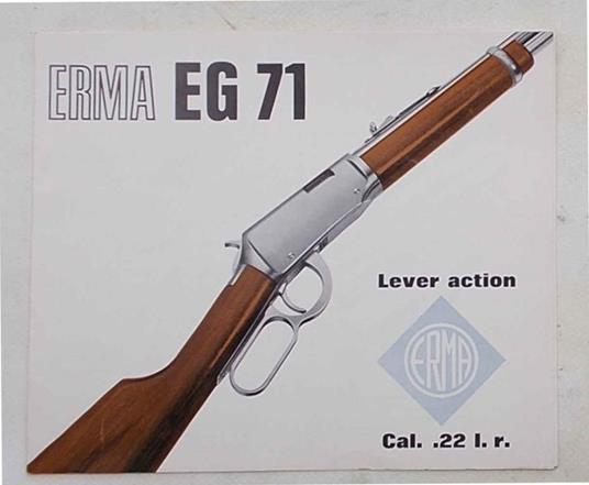 Erma EG 71. Lever action Cal..22 l.r - copertina