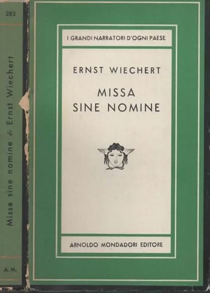 Missa sine nomine. Romanzo - Ernst Wiechert - copertina