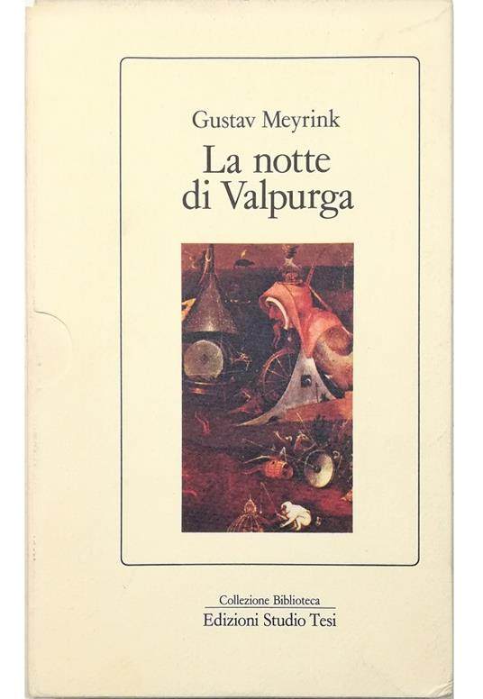 La notte di Valpurga - volume in cofanetto editoriale - Gustav Meyrink - copertina