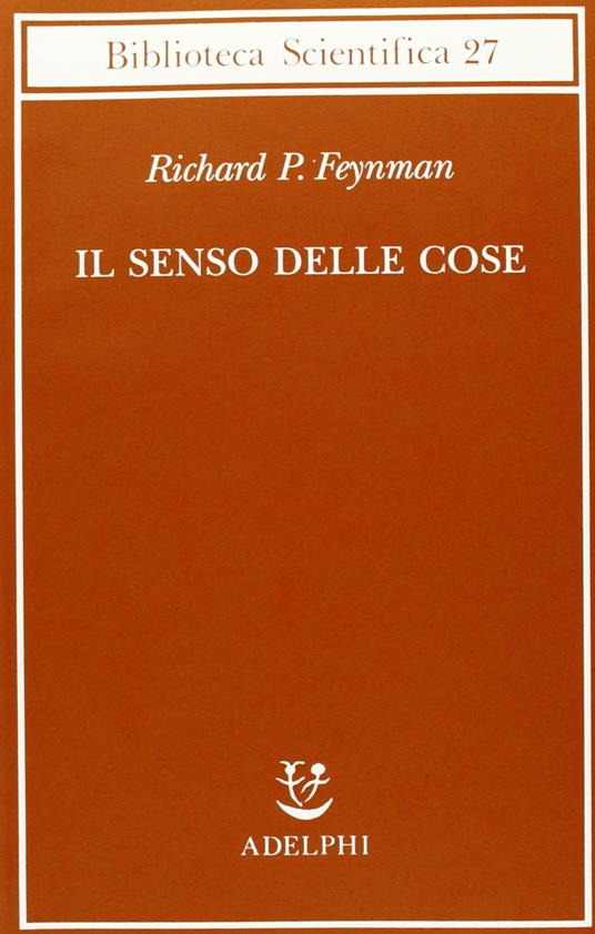 Il senso delle cose - copertina