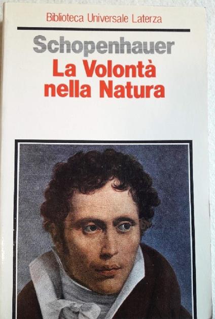 La Volontà Della Natura - Arthur Schopenhauer - copertina