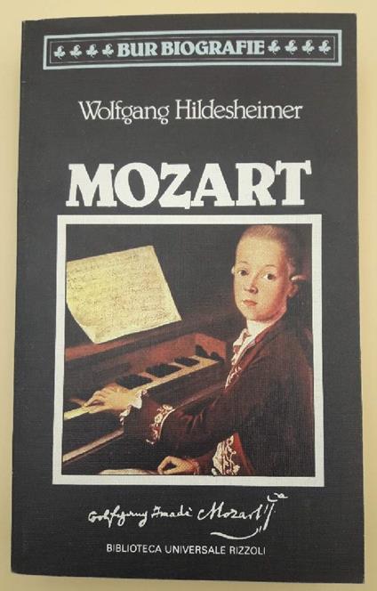 Mozart - Wolfgang Hildesheimer - copertina