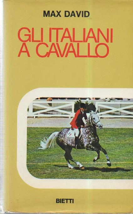 Gli Italiani a Cavallo  - Max David - copertina