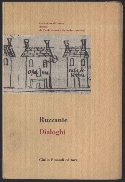 Dialoghi  - Ruzante - copertina