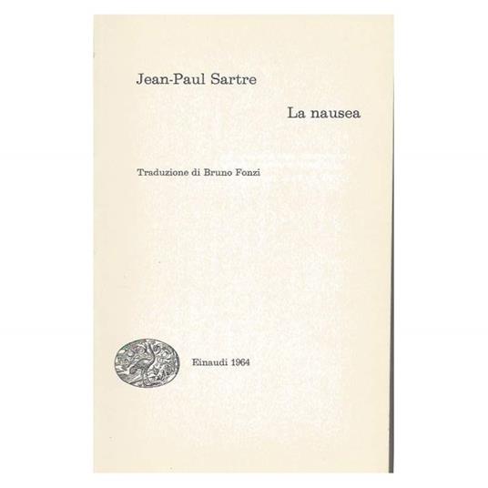 La Nausea - copertina