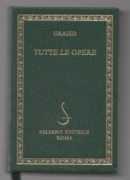 Tutte Le Opere  - Orazio - copertina