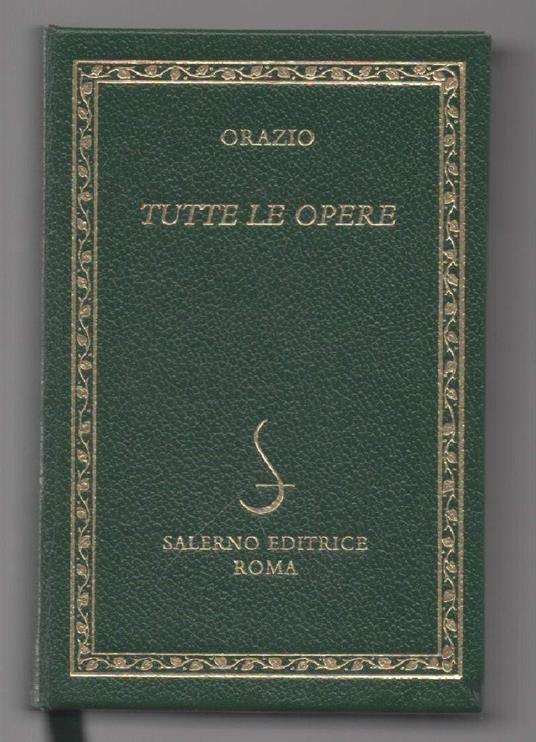 Tutte Le Opere  - Orazio - copertina