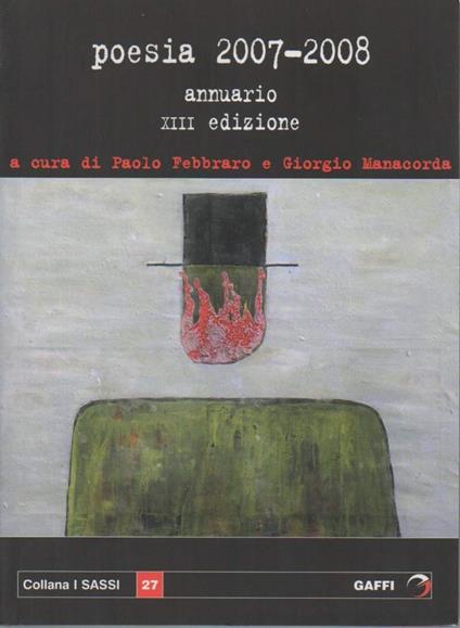 Poesia 2007-2008 - Annuario Xiii Edizione - copertina