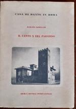 Il Canto X Del Paradiso
