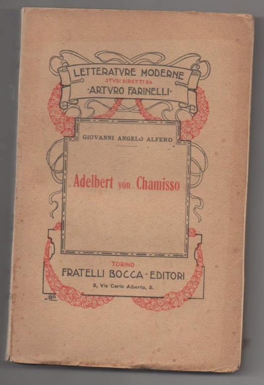 Adelbert Von Chamisso  - copertina