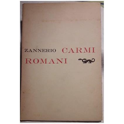 Carmi Romani - copertina