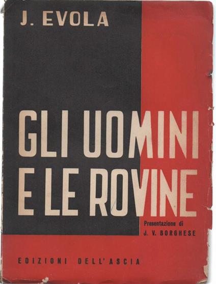 Gli Uomini e Le Rovine  - Julius Evola - copertina