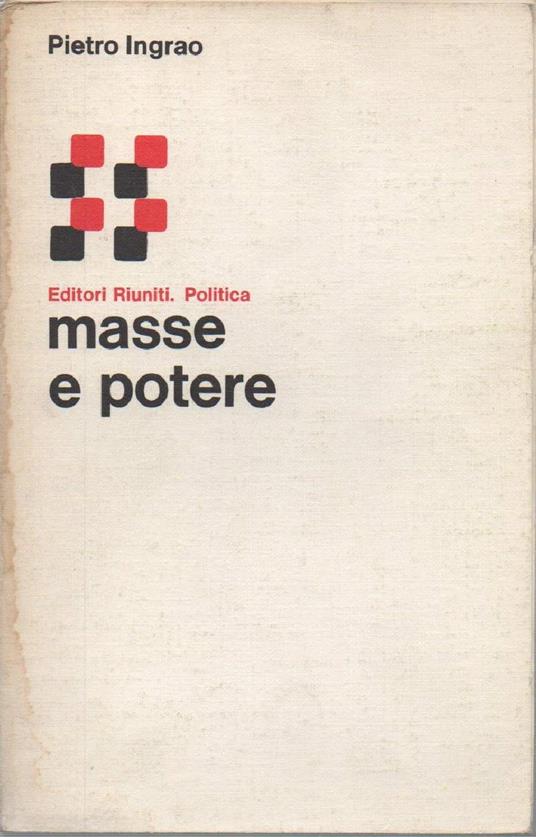 Masse e Potere  - Pietro Ingrao - copertina