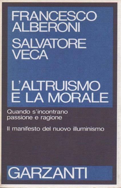 L' altruismo e La Morale  - copertina