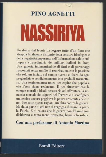 Nassiriya - Pino Agnetti - copertina