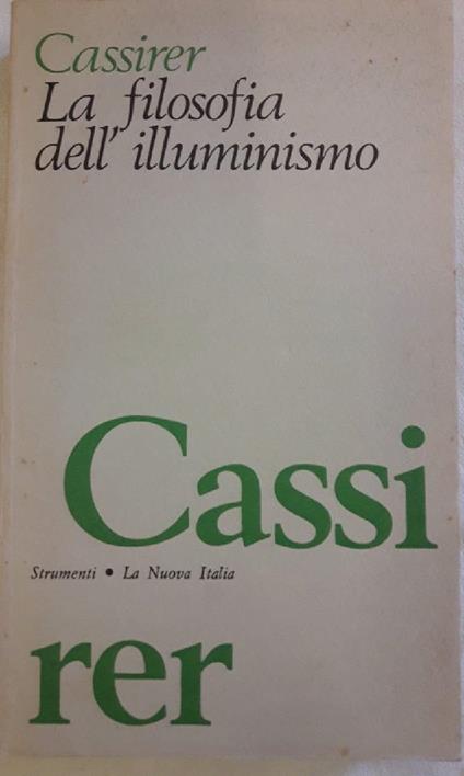 La Filosofia Dell'illuminismo - copertina
