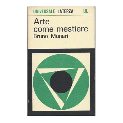 Arte Come Mestiere - Bruno Munari - copertina