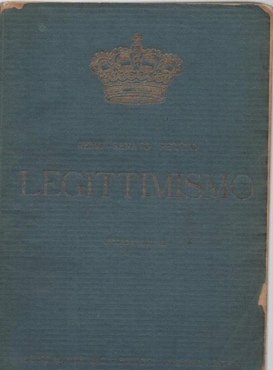 Legittimismo  - copertina