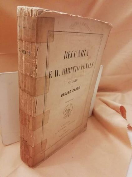 Beccaria e Il Diritto Penale  - copertina