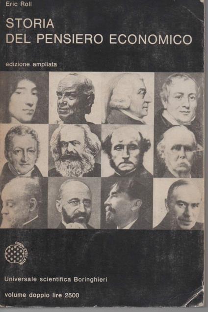 Storia Del Pensiero Economico  - Eric Roll - copertina