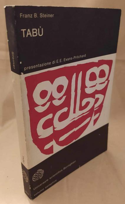 Tabù  - Franz B. Steiner - copertina