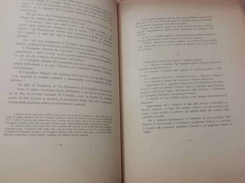 Cassa di Risparmio di Roma -monografia Storico Statistica Dalla Fondazione 