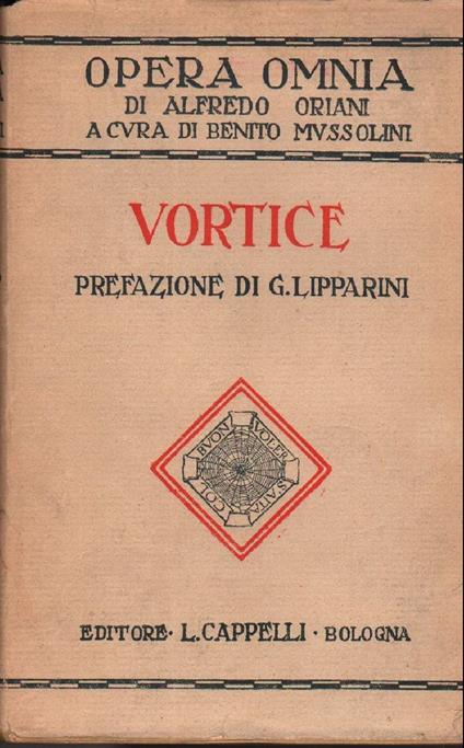 Vortice  - Alfredo Oriani - copertina