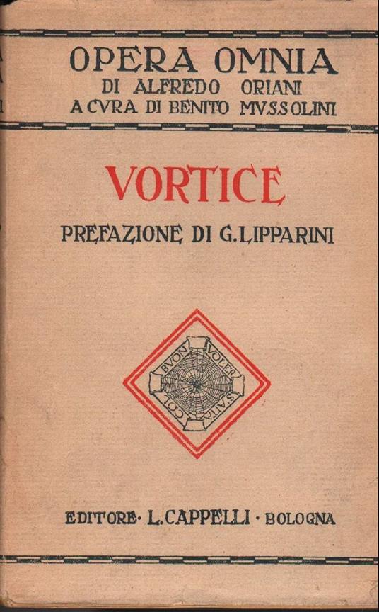 Vortice  - Alfredo Oriani - copertina