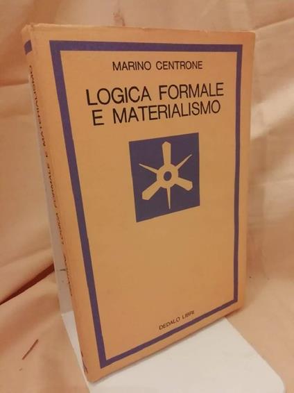 Logica Formale e Materialismo  - Marino Centrone - copertina