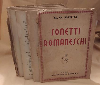 Sonetti Romaneschi  - copertina
