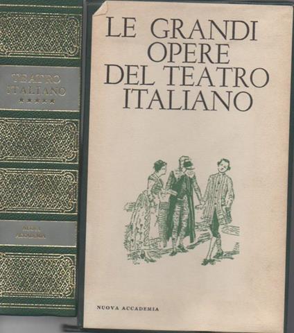 Teatro Italiano-5 Voll in Cofanetto - Silvio D'Amico - copertina