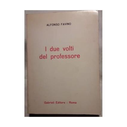 I Due Volti Del Professore - copertina