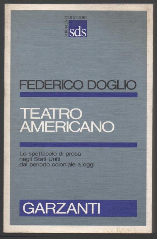 Teatro Americano  - Federico Doglio - copertina