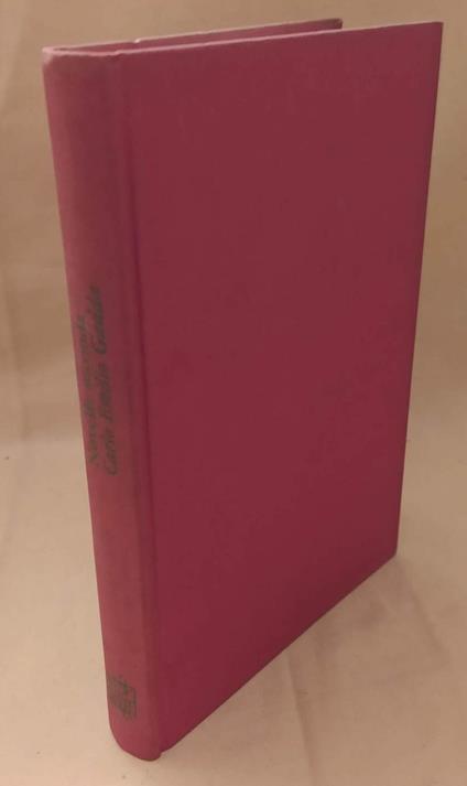 Novella Seconda  - Carlo Emilio Gadda - copertina