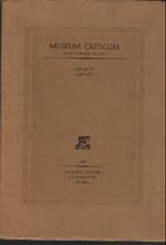 Museum Criticum- Xxi-xxii 