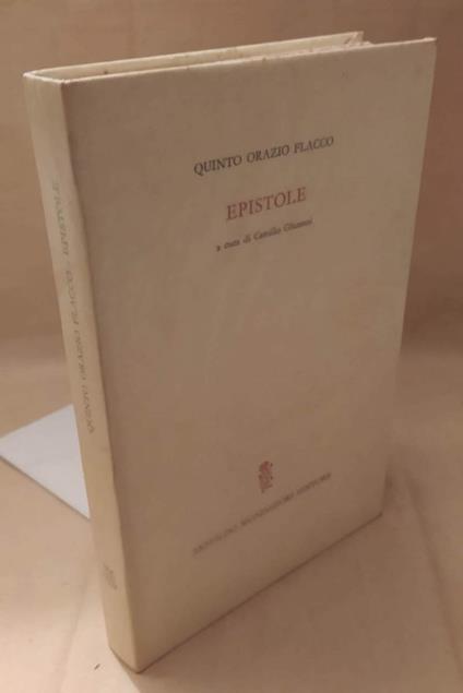 Epistole  - Quinto Orazio Flacco - copertina