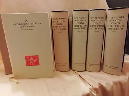 Narratori Dell'ottocento e Del Primo Novecento 5 Voll.  - copertina