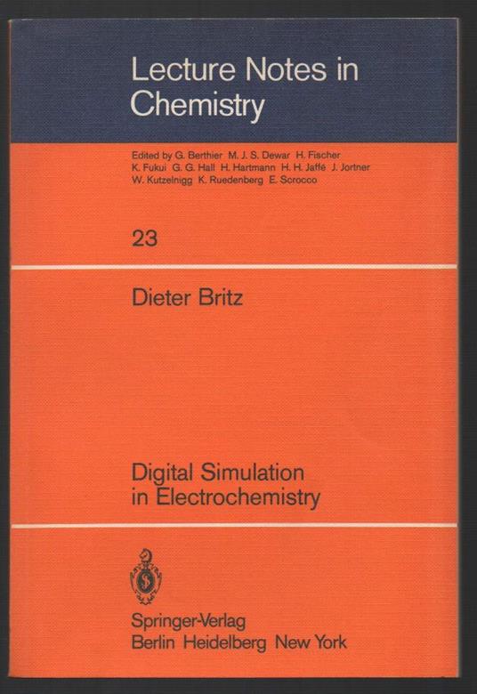 Digital Simulation in Electrochemistry  - copertina