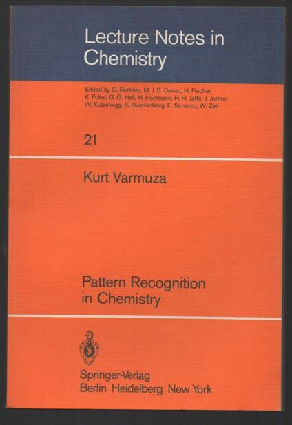 Pattern Recognition in Chemistry  - copertina