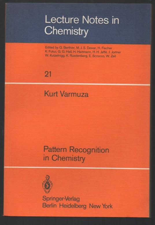 Pattern Recognition in Chemistry  - copertina