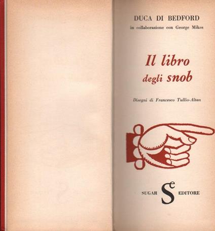Il Libro Degli Snob  - copertina