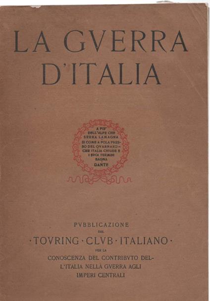 La Guerra D'italia  - copertina