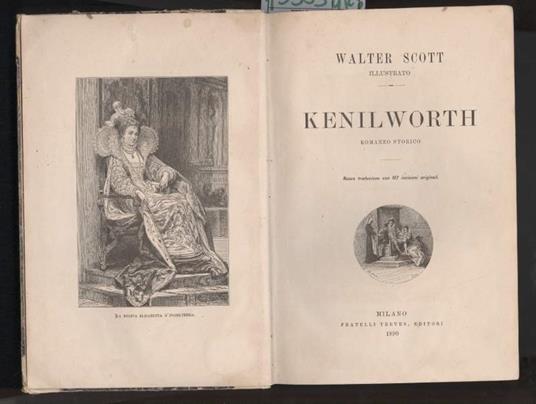 Kenil Worth  - Walter Scott - copertina