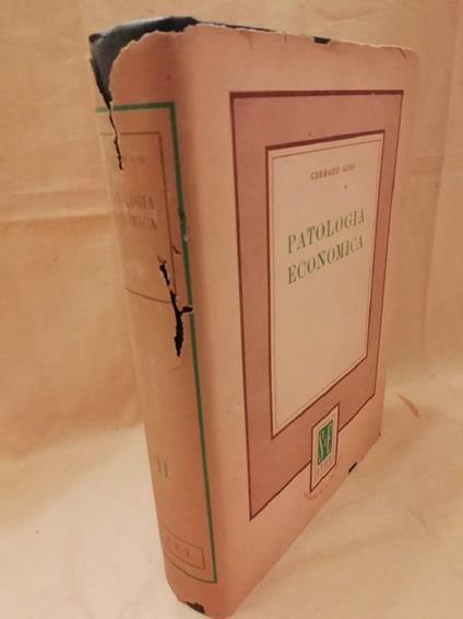 Patologia Economica  - Corrado Gini - copertina