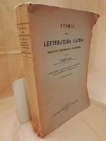 Storia Della Letteratura Latina Nelle Etˆ Repubblicana e Augustea 