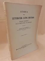 Storia Della Letteratura Latina Cristiana Dalle Origini Alla Metˆ Del Vi Secolo 