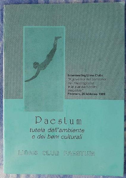 Paestum Tutela Dell'ambiente e Dei Beni Culturali - copertina