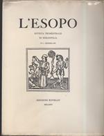 L' esopo-rivista Trimestrale di Bibliofilia 