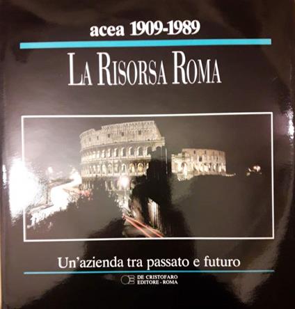 Acea 80 Anni 1909-1989- La Risorsa Roma- Un Azienda tra Passato e Futuro - copertina